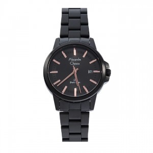 Alexandre Christie AC 1034 Black Rosegold Lady LDBIPBARG